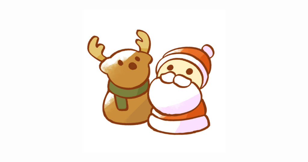 サンタのケーキドール