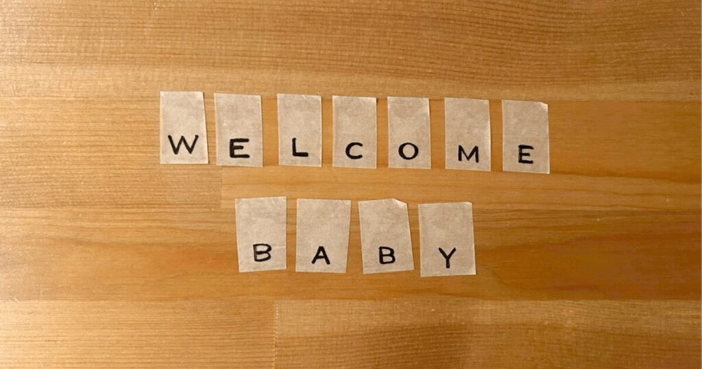 ガーランド風ジェンダーリビールケーキトッパーの作り方_工程2