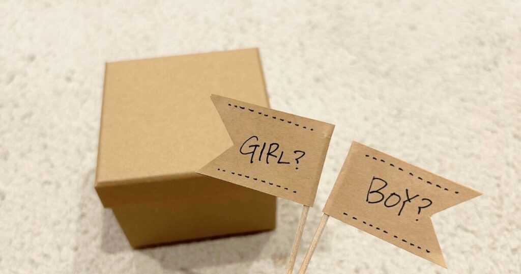 記念に残るジェンダーリビール食べ物以外アイディア