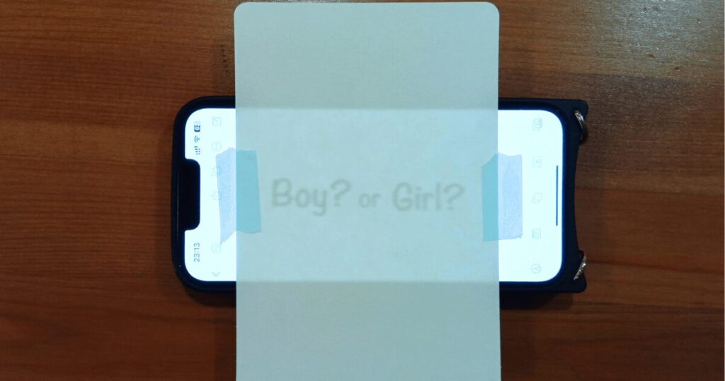 ジェンダーリビールカードを手書きでもきれいに仕上げる方法